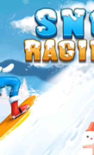 Corsa Neve 2: gratuiti snowboarder superiore pilota di punta giochi arcade con un buon divertente salto con gli sci Multigiocatore - Il miglior divertimento snowboard corsa sportiva del fumetto App per i capretti 1