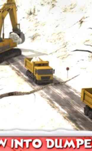 Dell'aratro di neve di salvataggio Camion Guida simulatore 3D 4