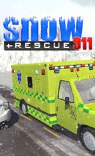 Neve Rescue 911 - Un simulatore di guida Ambulanza di emergenza 1