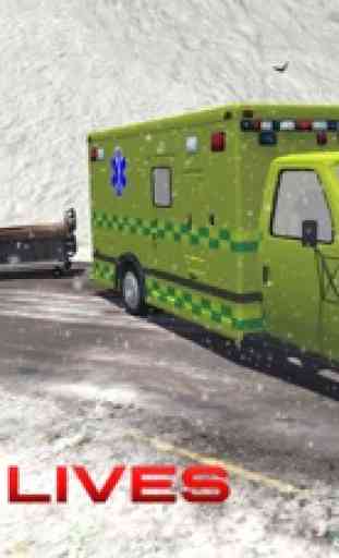 Neve Rescue 911 - Un simulatore di guida Ambulanza di emergenza 3