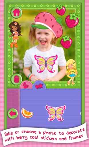 Fragolina dolce cuore Indossa Card Maker - Giochi di moda per bambini 3