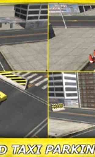 Super Taxi 3D Parking - Virtual Town Traffic Smash 1
