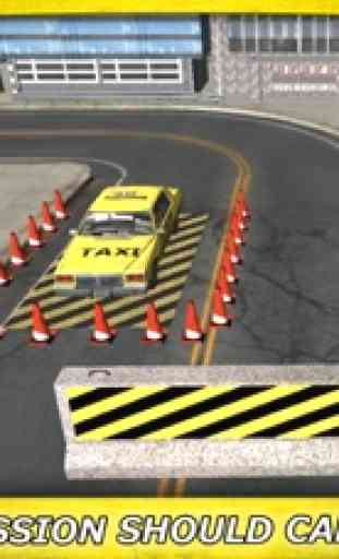 Super Taxi 3D Parking - Virtual Town Traffic Smash 3