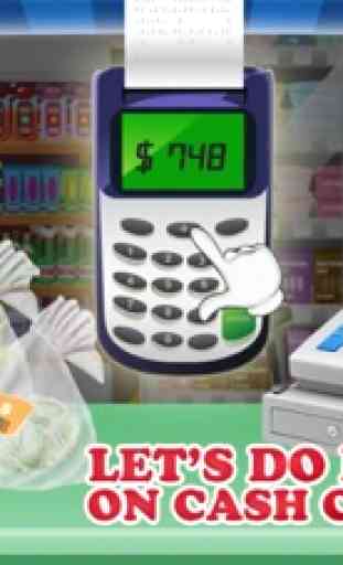 Cassiere del supermercato - gestire registratore di cassa in questo gioco di simulazione per i bambini 3