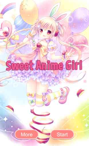 Sweet Anime Girl - Makeover and Dress Up Kid Salon 1