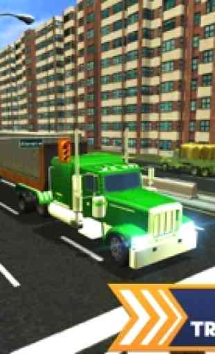 Camion rimorchio simulatore - Contenitore di carico del trasporto e gioco di guida 2
