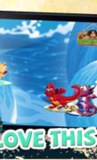 Surfers Minion Turbo e il cruscotto di Outrun Sea Dragons LITE - Giochi Turbo Minion Surfers and the Dash to Outrun Sea Dragons LITE - FREE Game 3