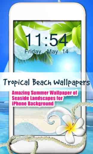 Tropicale Sfondi Spiaggia – Fantastico Carta Da Parati Estate Di Paesaggi Di Mare Per iPhone 1