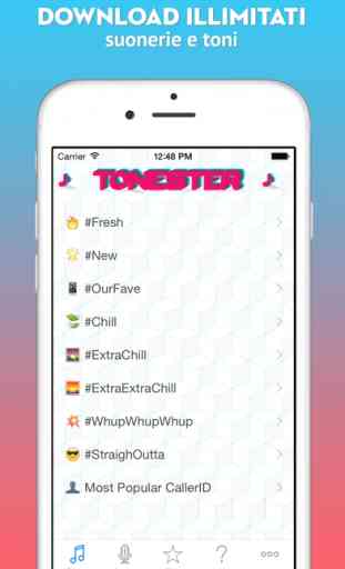Tonester – Scarica suonerie e toni per iPhone 1