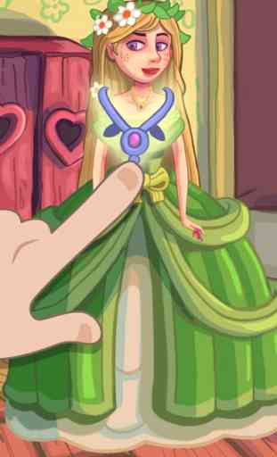 Berdandan puteri Rapunzel - Puteri permainan 1