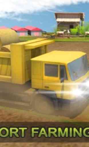 villaggio di fattoria trattore: Truck Simulator pilota 2016 4
