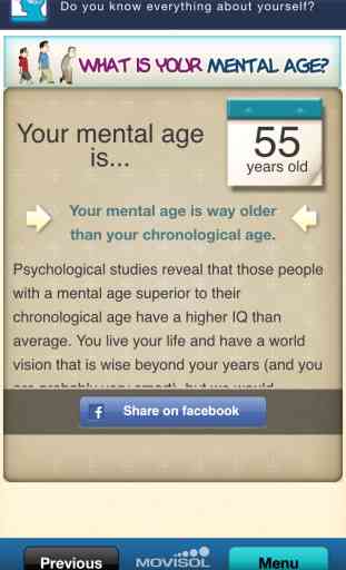 Qual è la tua età mentale?: scoprire quanti anni ha la tua mente è 2