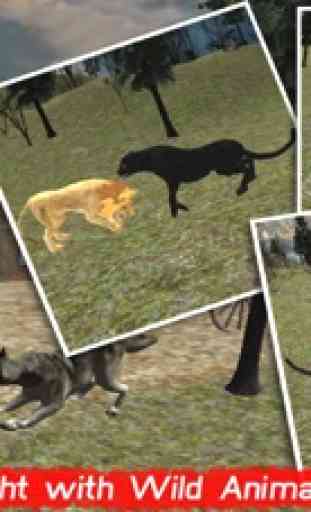 Selvaggio attacco pantera nera simulatore 3D - cacciare la zebra, cervi e altri animali in safari 2