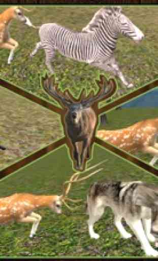 Selvaggio cervi vendetta simulatore 3D - controllare il cervo pazzo e distruggere gli animali 1