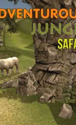 Simulatore selvaggio rinoceronte cacciatore - la caccia di animali in questa giungla di tiro gioco di simulazione 4