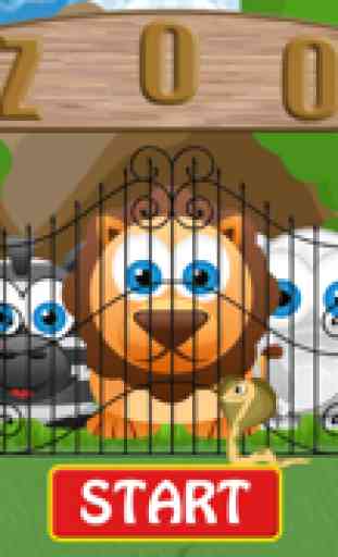 Zoo Safari Tiger Crossing Mini Game - La storia della Cute Animal Friends 1