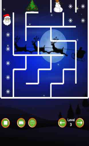 Albero di Natale labirinto (babbo Natale vs pupazzo di neve) 1