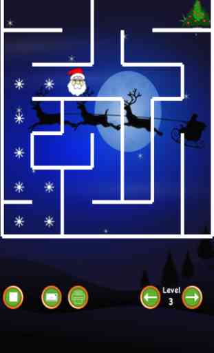 Albero di Natale labirinto (babbo Natale vs pupazzo di neve) 3