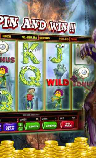 Zombies Slot Machines Frenzy:Casinò Spaventoso non 3