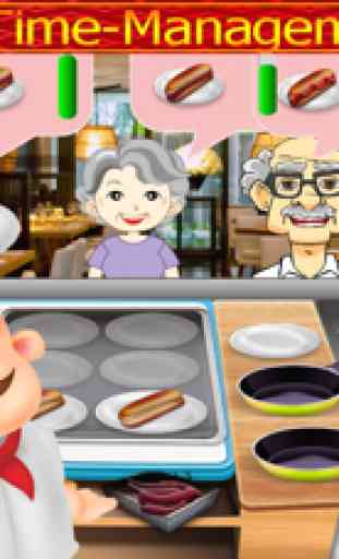 Cuoco master alimentari Fever: Maker Hamburger, hot dog, pizza giochi gratuiti 1