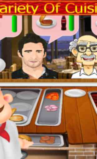 Cuoco master alimentari Fever: Maker Hamburger, hot dog, pizza giochi gratuiti 4