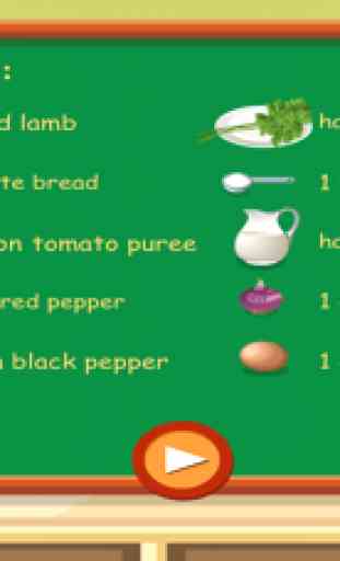 Kebab - imparare a fare le vostre hamburger in questo gioco di cucina per i bambini 3