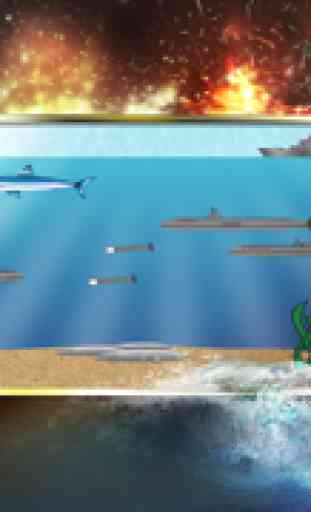 Impressionante Submarine battaglia navale gratis! - Torpedo guerre 3