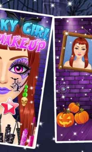 Spooky trucco Salon giochi di Anna per ragazze 4