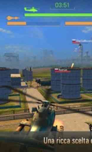 Battle of Helicopters - Gioco gratis on-line di simulazione 3D ambientato durante la guerra mondiale con elicotteri da combattimento in multigiocatore 2