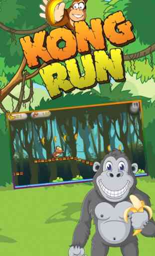 Banana Kong Mania: Jungle Quest Animal Games Run 2