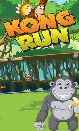 Banana Kong Mania: Jungle Quest Animal Games Run 4
