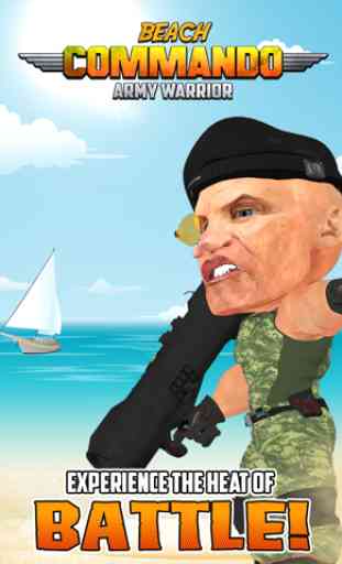 Beach Commando Warrior Blitz: Army Combat War Battle Forces 4