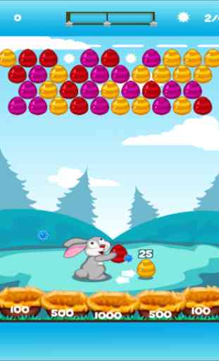Bubble Shooter Egg Bunny: Partita Pop Mania 2D Gioco 3