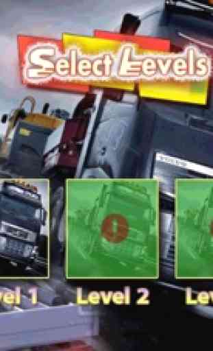 carico trasportatore - camion carico consegna stradale, parcheggio 2