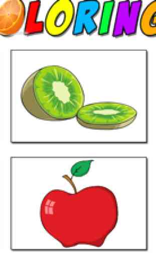 Color The Fruits And Vegetables Coloring Pages 1