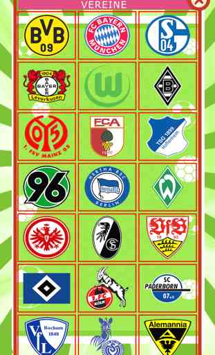 Fan Adesivi Bundesliga edition di Foto di Squadre Tedesche in Campionato - Calcio 2