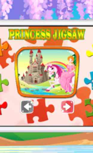 Formazione di apprendimento (principessa) puzzle giochi per bambino 1