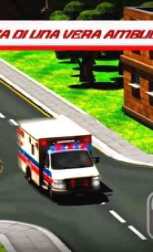 Simulatore di guida 3D Ambulanza 1
