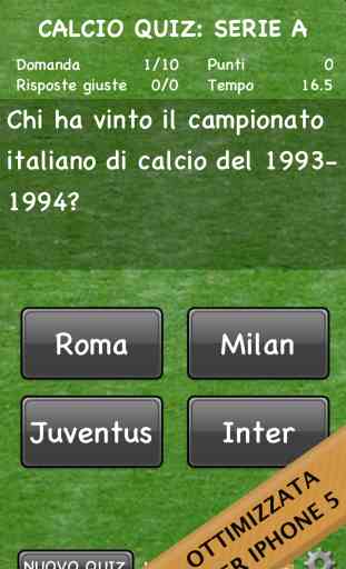 Calcio Quiz: Serie A 1