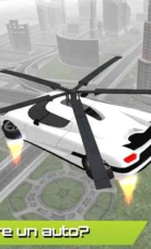 Elicottero auto futuristica Rescue Flight Simulator - Muscle Car Extreme 3D 4
