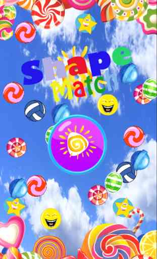 Funny Shape Candy Match Walkthrough for Kids 1