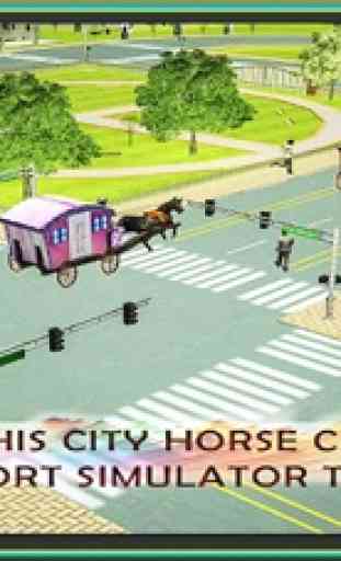Carrello del cavallo 2016 Transport Simulator - Real City Carretta guida avventura 2