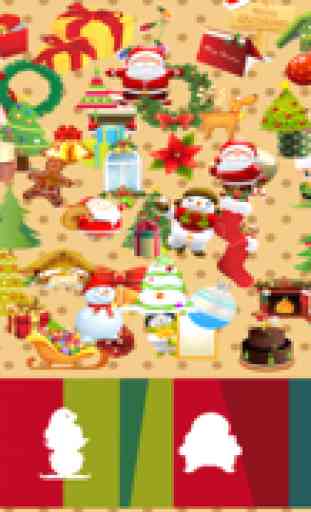 Ricerca di oggetti nascosti: Natale bianco Babbo mistero oggetto : Hidden Objects : White Christmas 2
