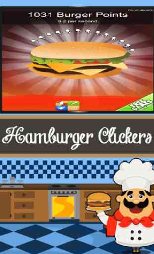 Hamburger Clickers: Yummy Order Maker Mania 4