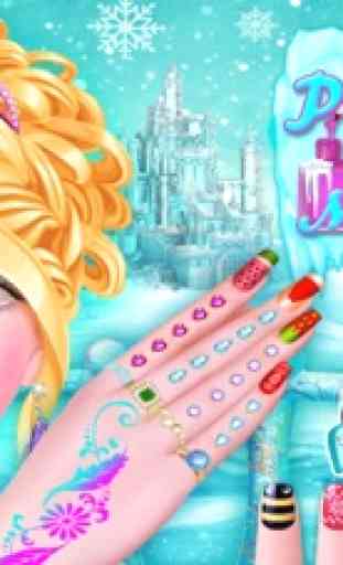 Principessa di ghiaccio Nail Salon giochi per raga 2