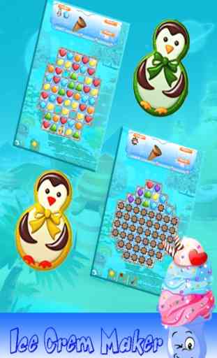 Jelly congelata Pazzo Match 3 Riflessione: Ice Cream Maker Giochi gratis 1