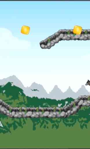 Jetpack capra salto: Furia folle di animale da fattoria nelle colline eseguire simulatore 4