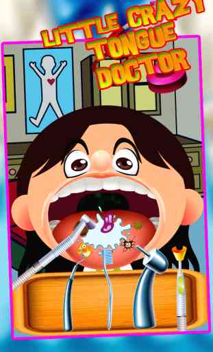 Po 'pazzo Tongue, Dentista (denti) e Face Medico (dr) - Kids Fun Games 3