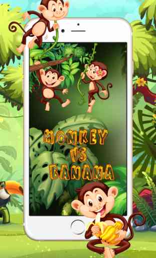 King Kong mangiare banane giungla eseguire giochi per bambini 1