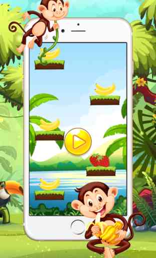 King Kong mangiare banane giungla eseguire giochi per bambini 2